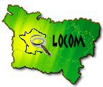 Locom, localisation des communes